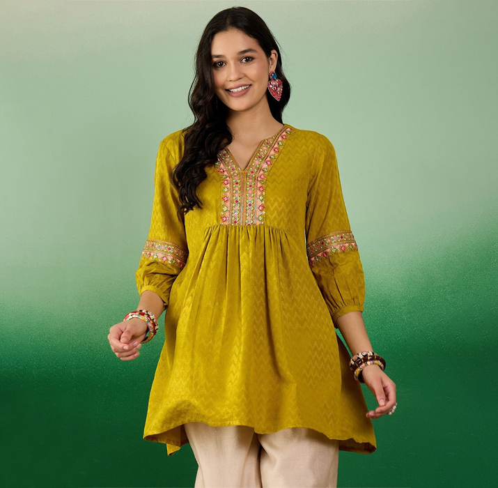 Simple design kurti