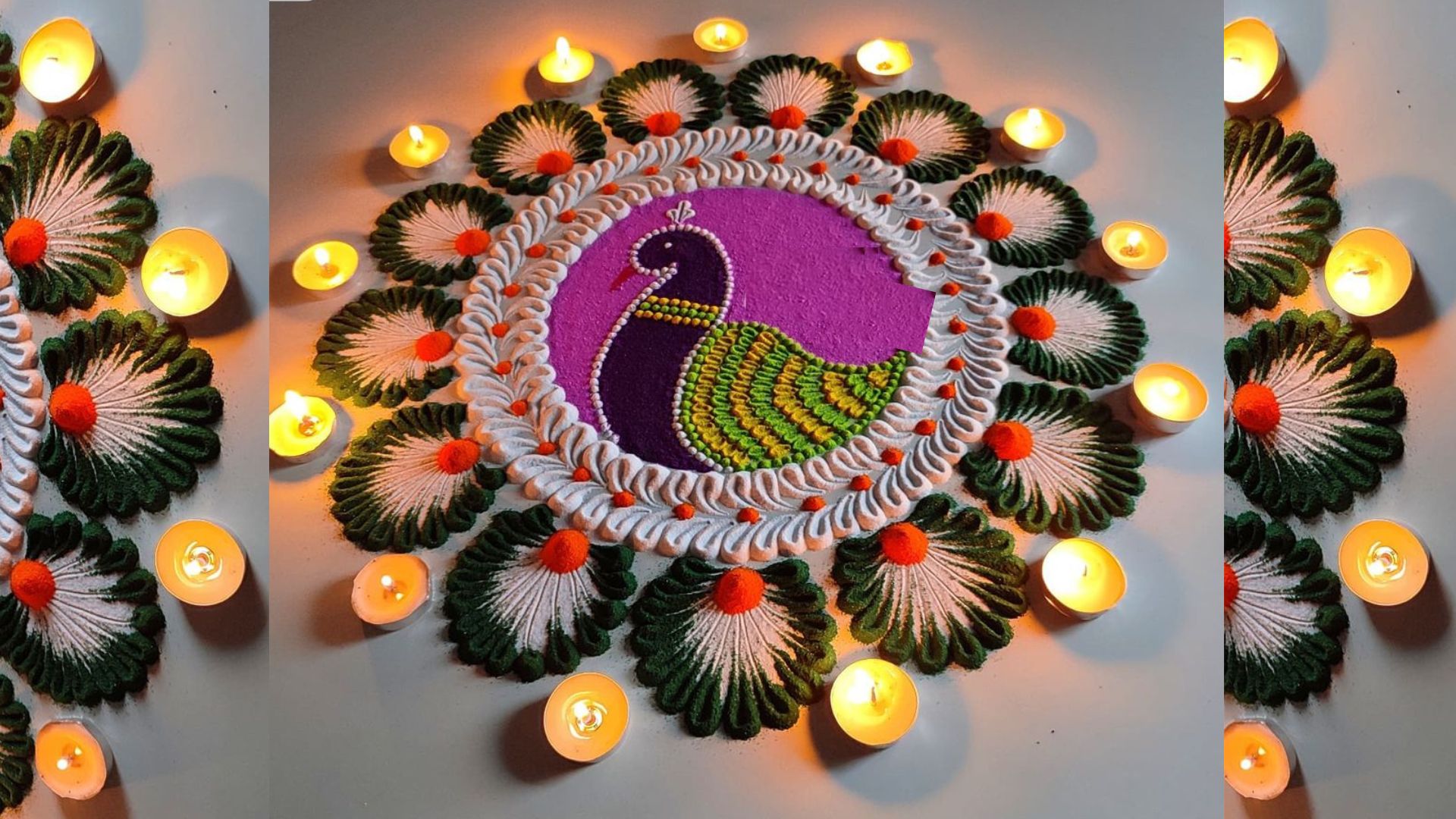 MOR VALI RANGOLI DIWALI