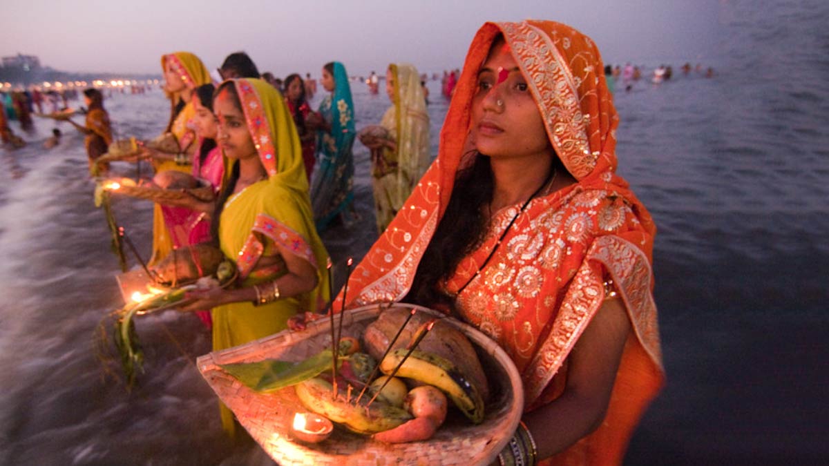 chhath puja sandhya arghya time in delhi