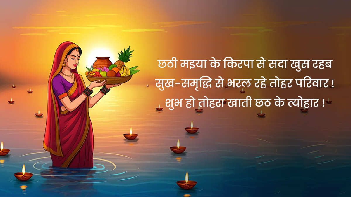 Chhath Puja Wishes In Bhojpuri