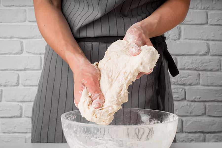 how to add yogurt in dough