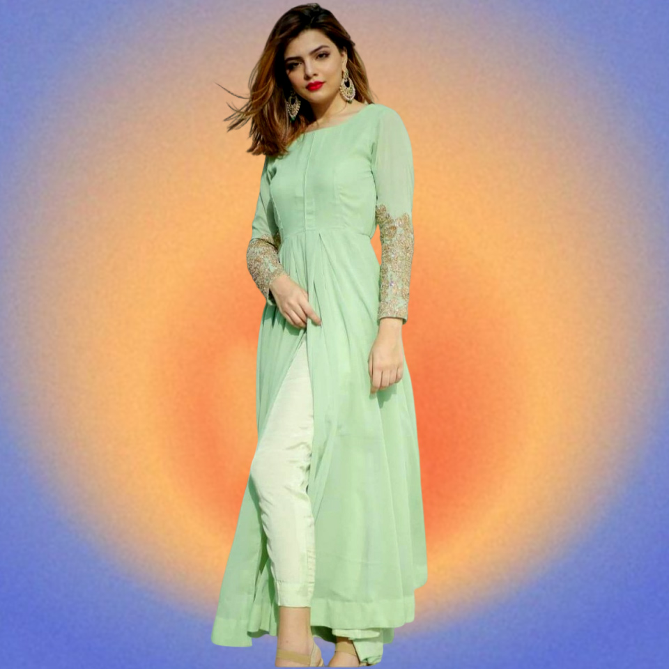 slit kurti designs (3)