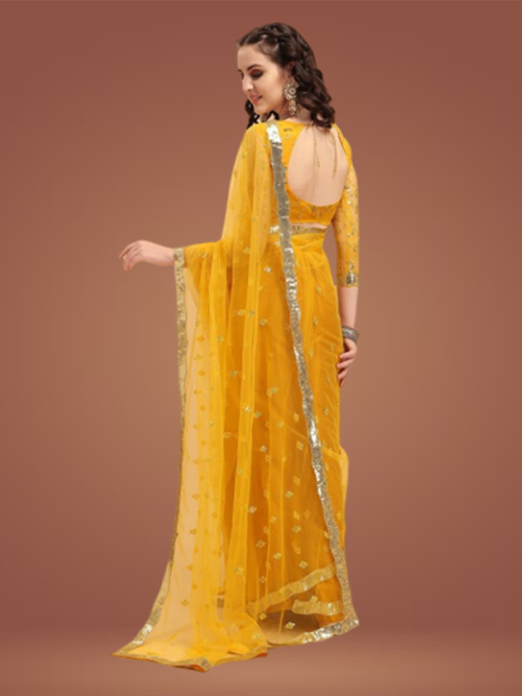 yellow saree designs (2)
