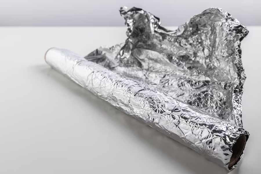 keep aluminium foil paper in lentils