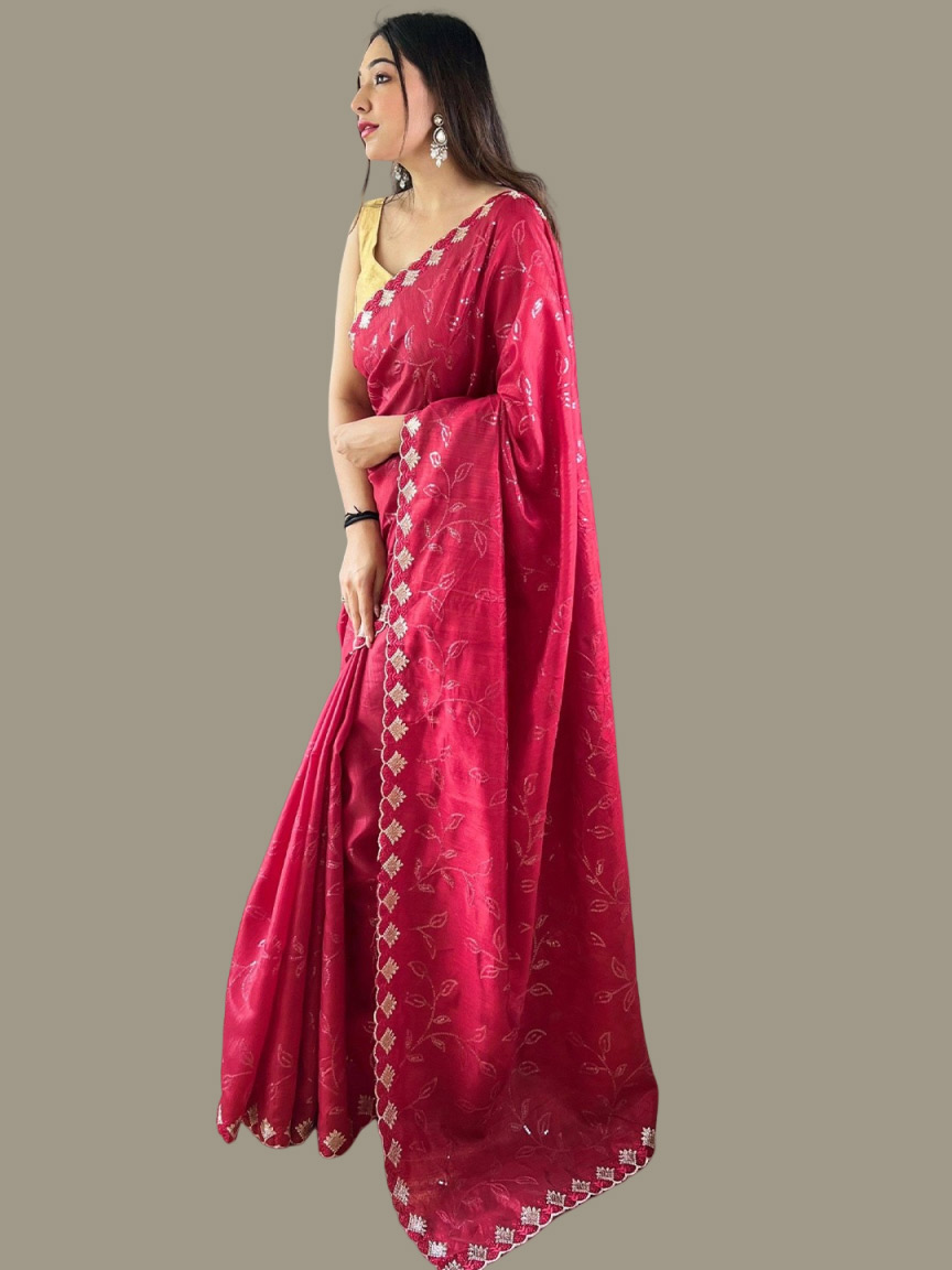 sequin work saree designs (3)