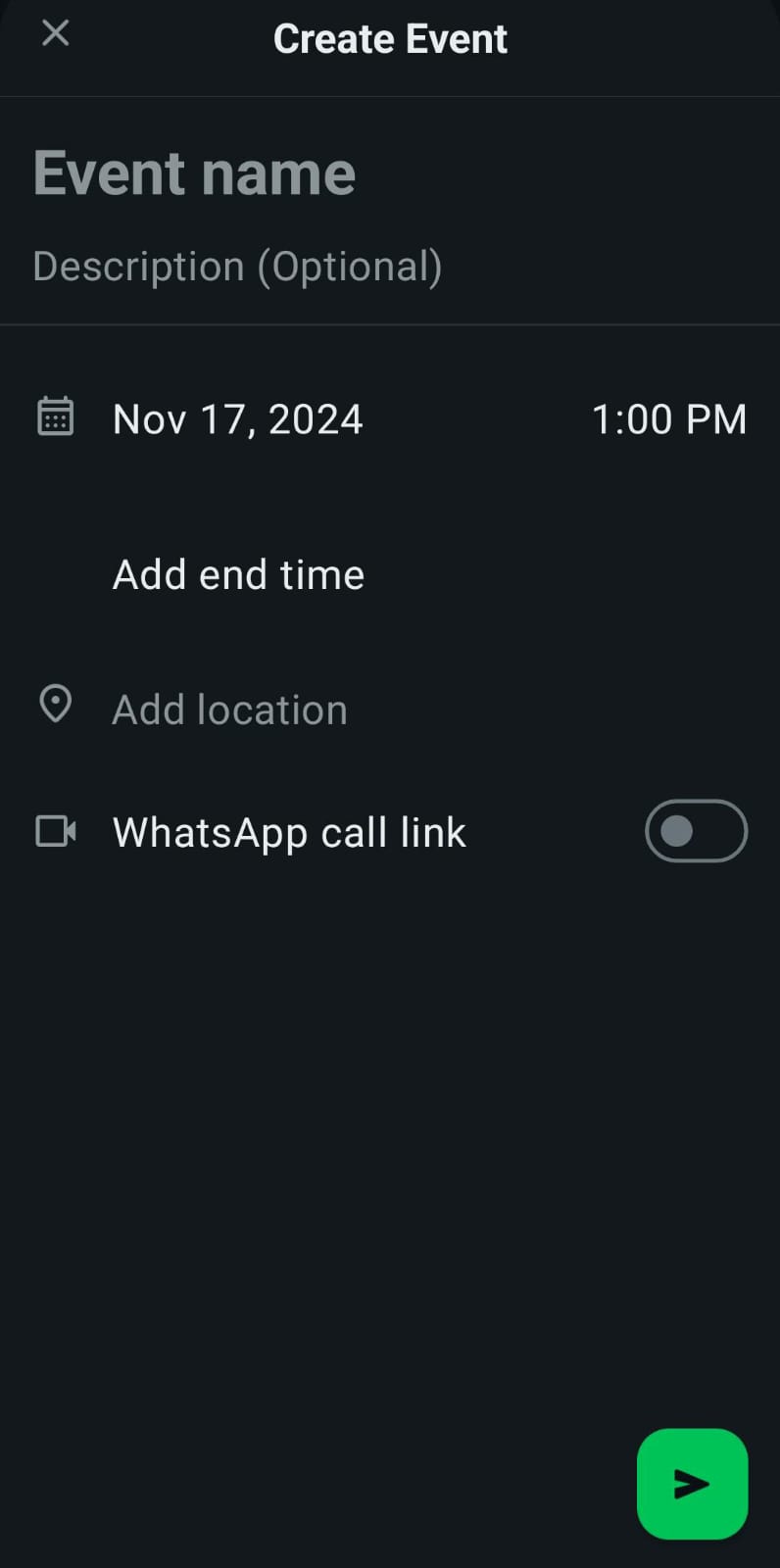 What Is WhatsApp Event Invite Feature