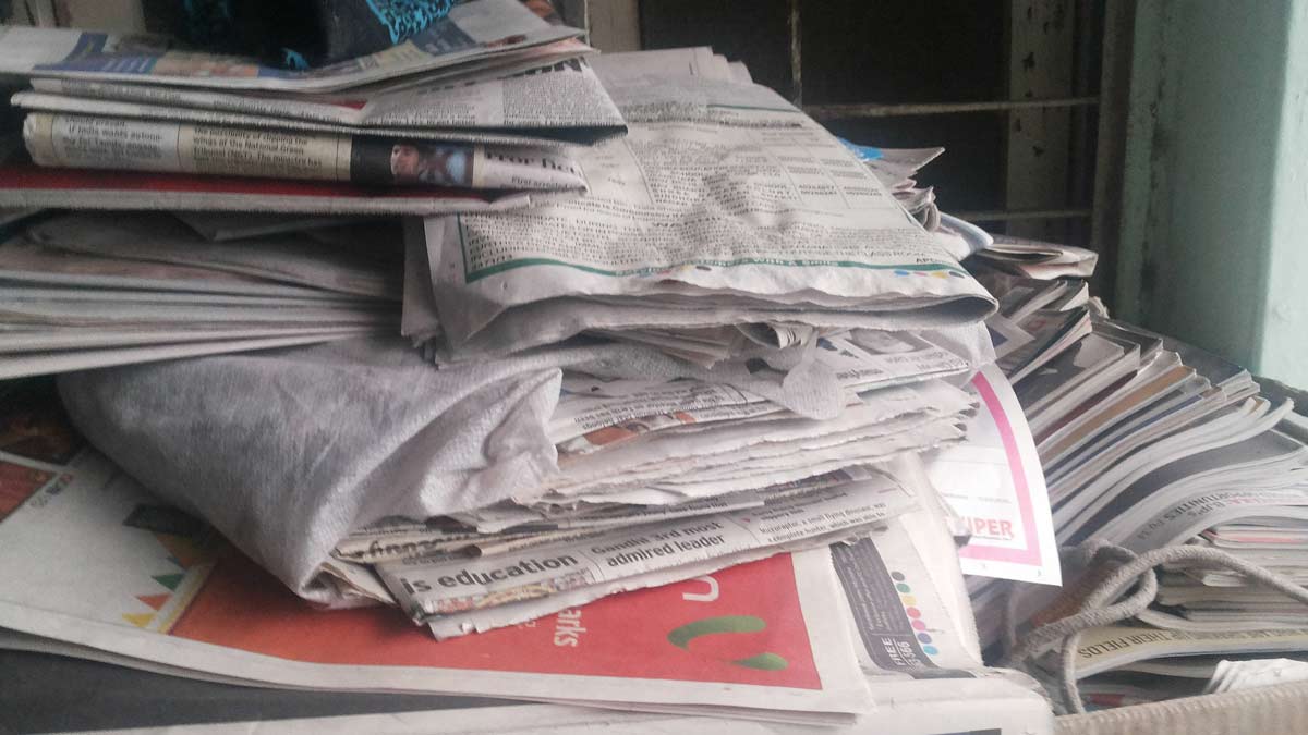 reuse waste materials gardening