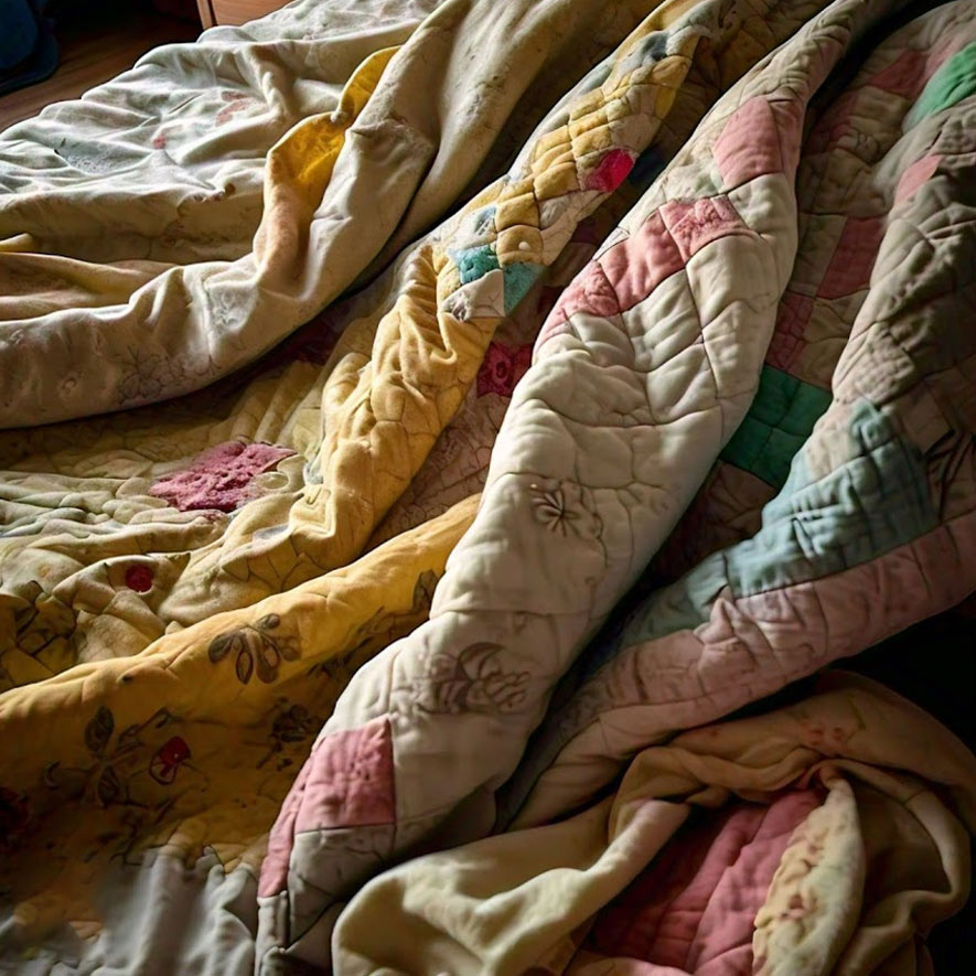 quilt bad smell removing tips