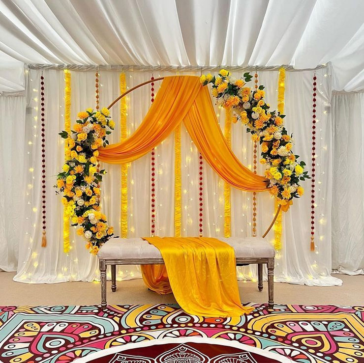 haldi flower decoration ideas