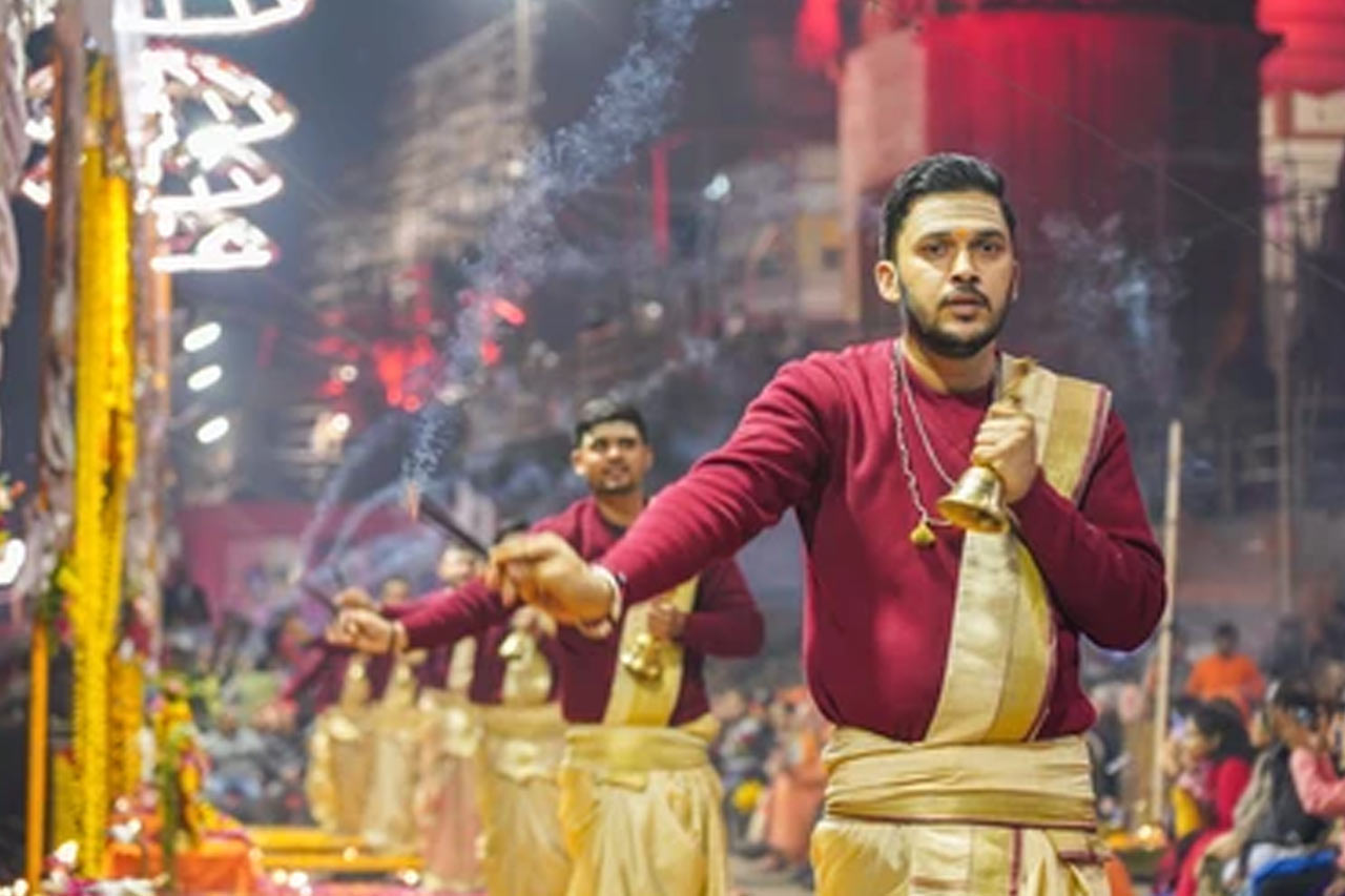 why male as a priest in temple