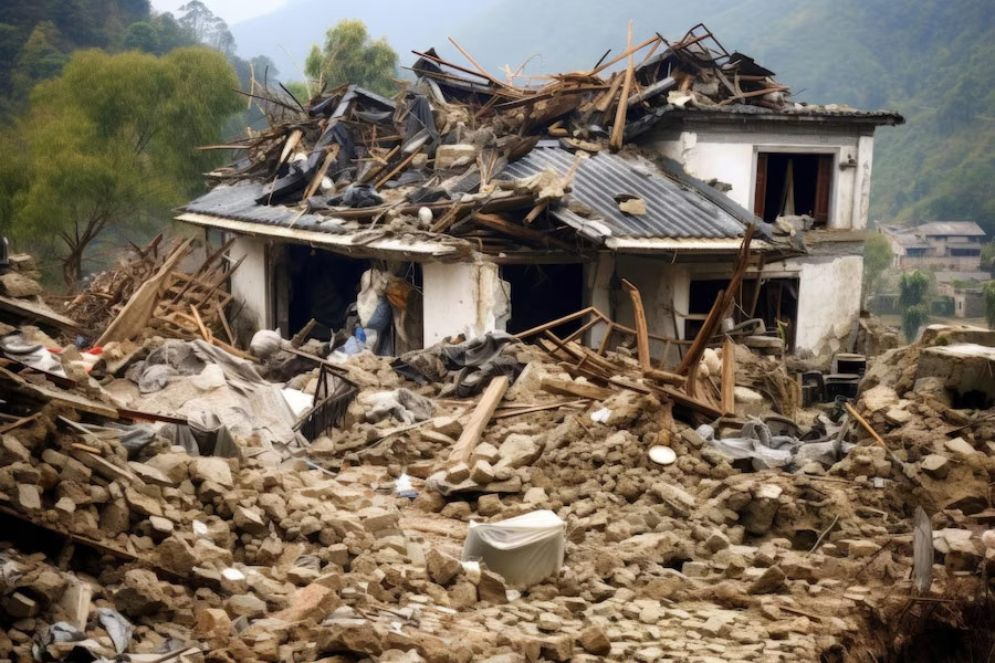 earthquake dream meaning in hindi