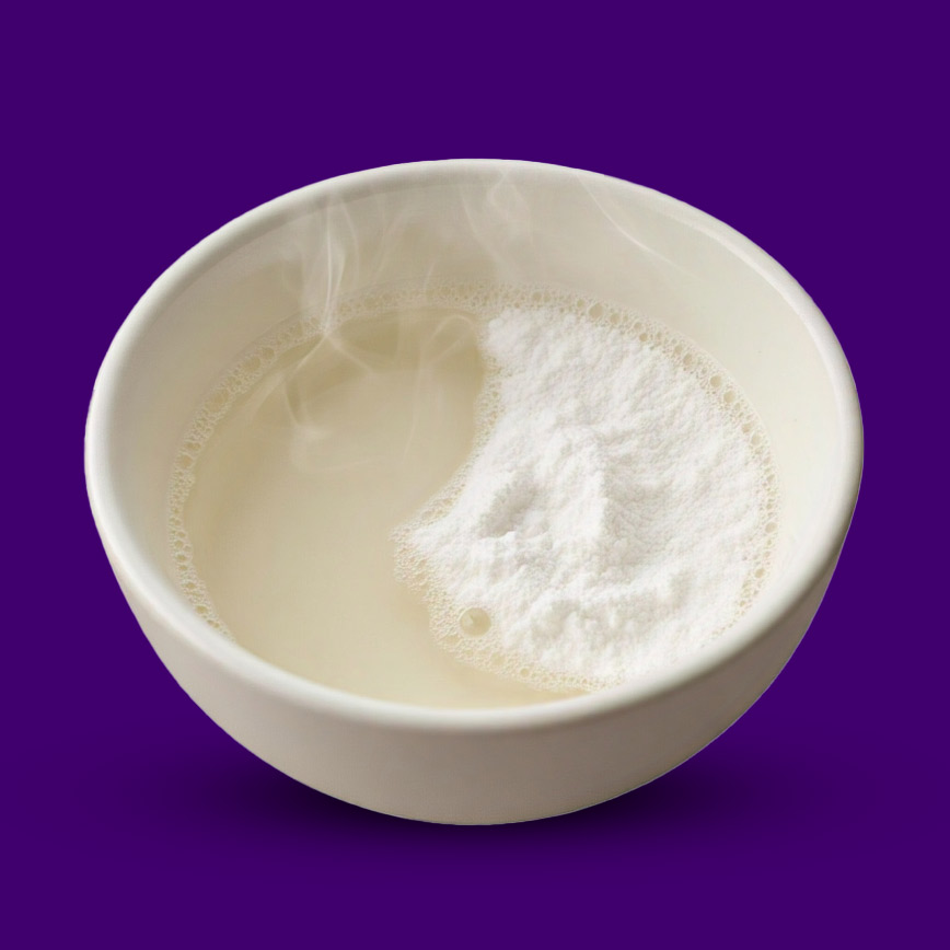 Hot Water and Baking Soda