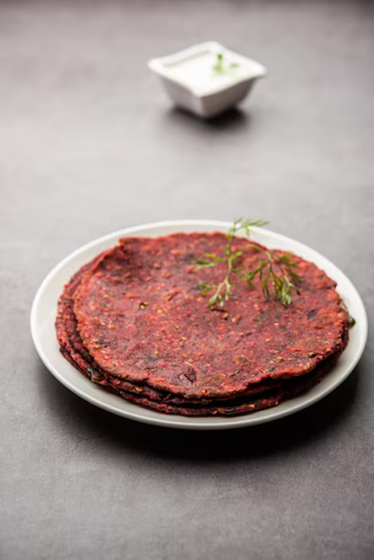 beetroot paratha