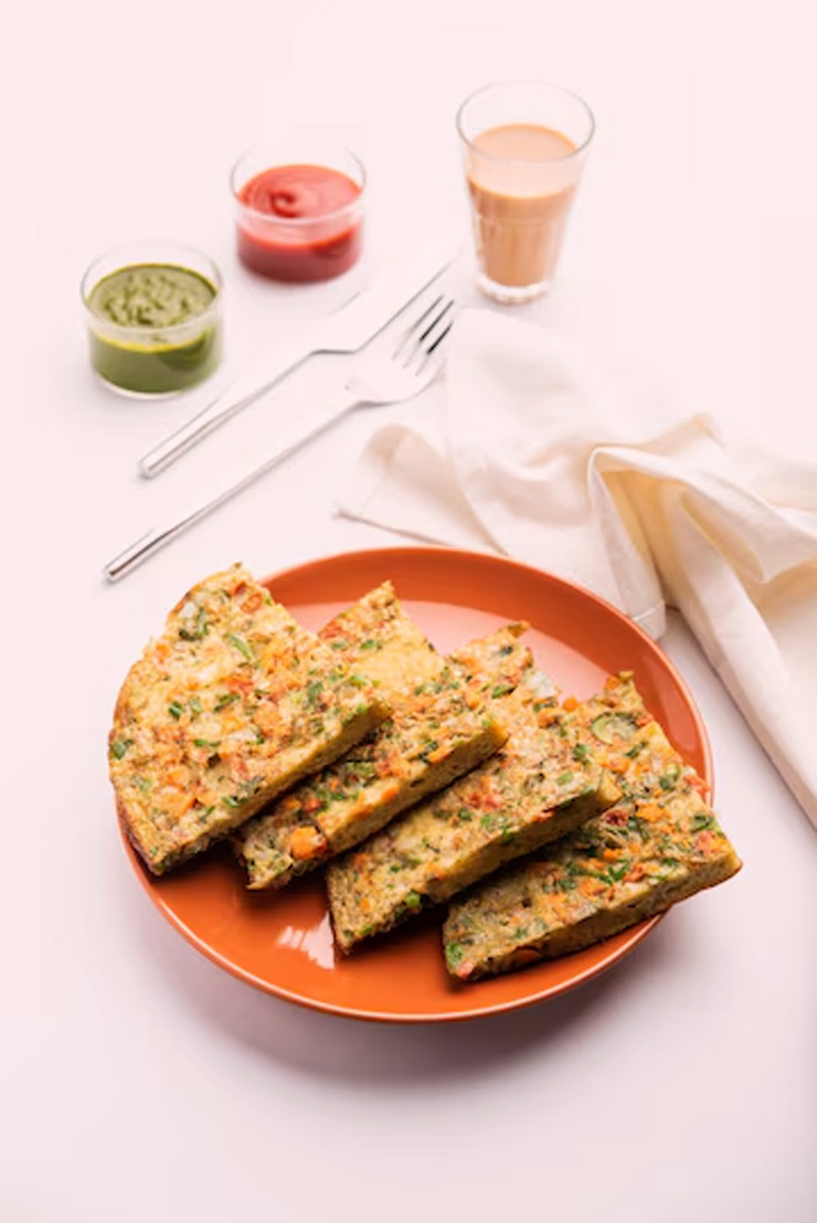 peas paratha