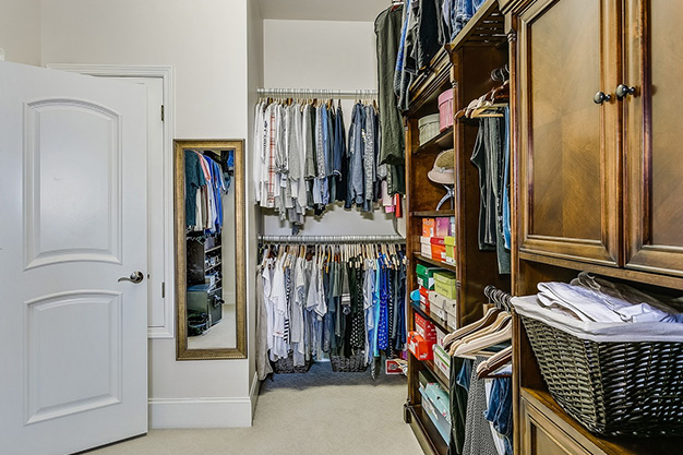 clear the clutter behind door