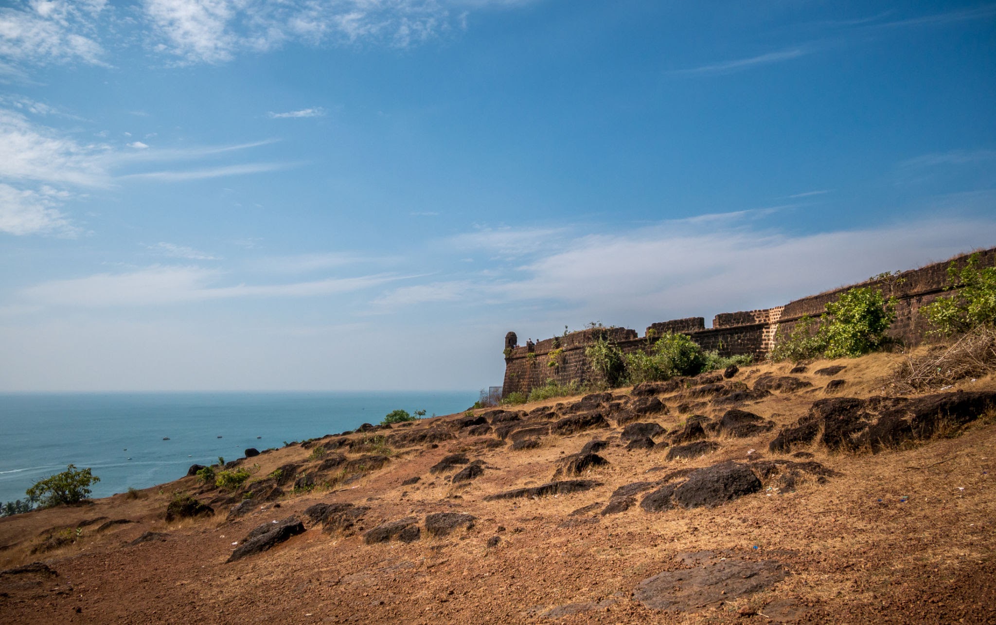 chapora to corjuem famous forts in goa