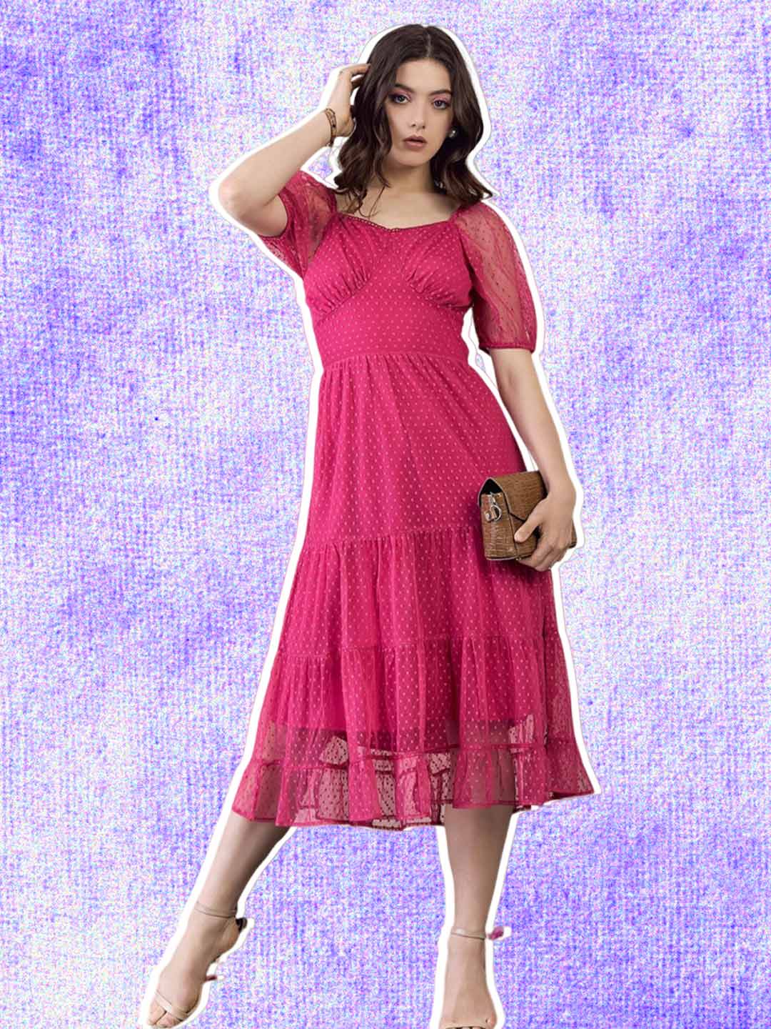 modern and top designs midi dress for christmas evening (3)