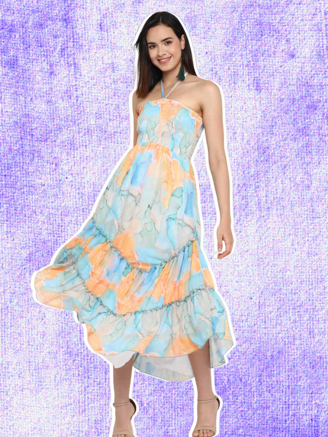 modern and top designs midi dress for christmas evening (4)