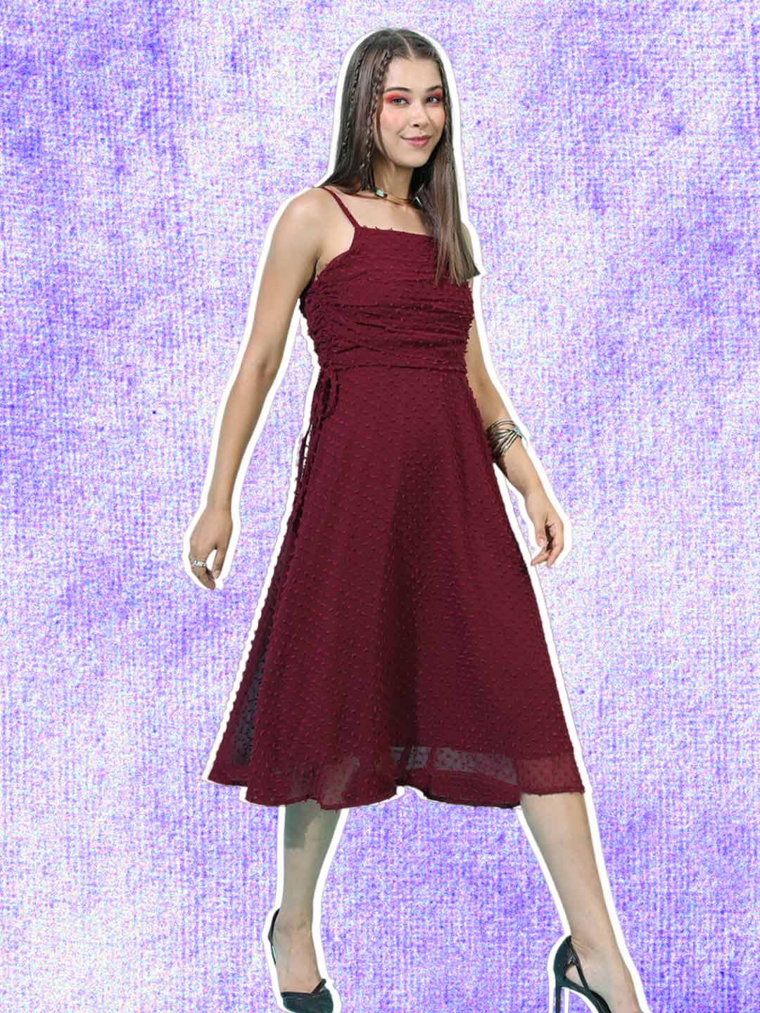 modern and top designs midi dress for christmas evening (5)