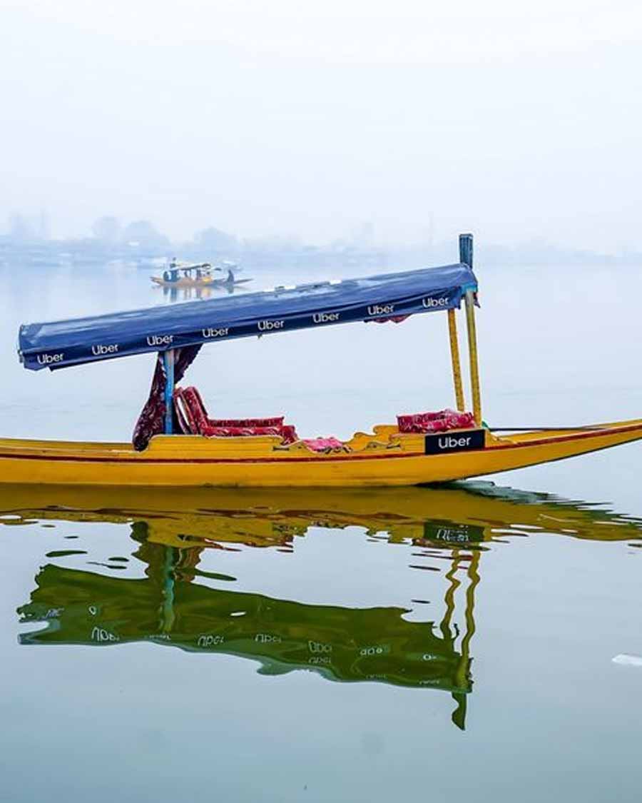 Uber Shikara in Srinagar
