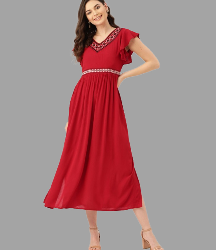 red Maxi Dress (5)