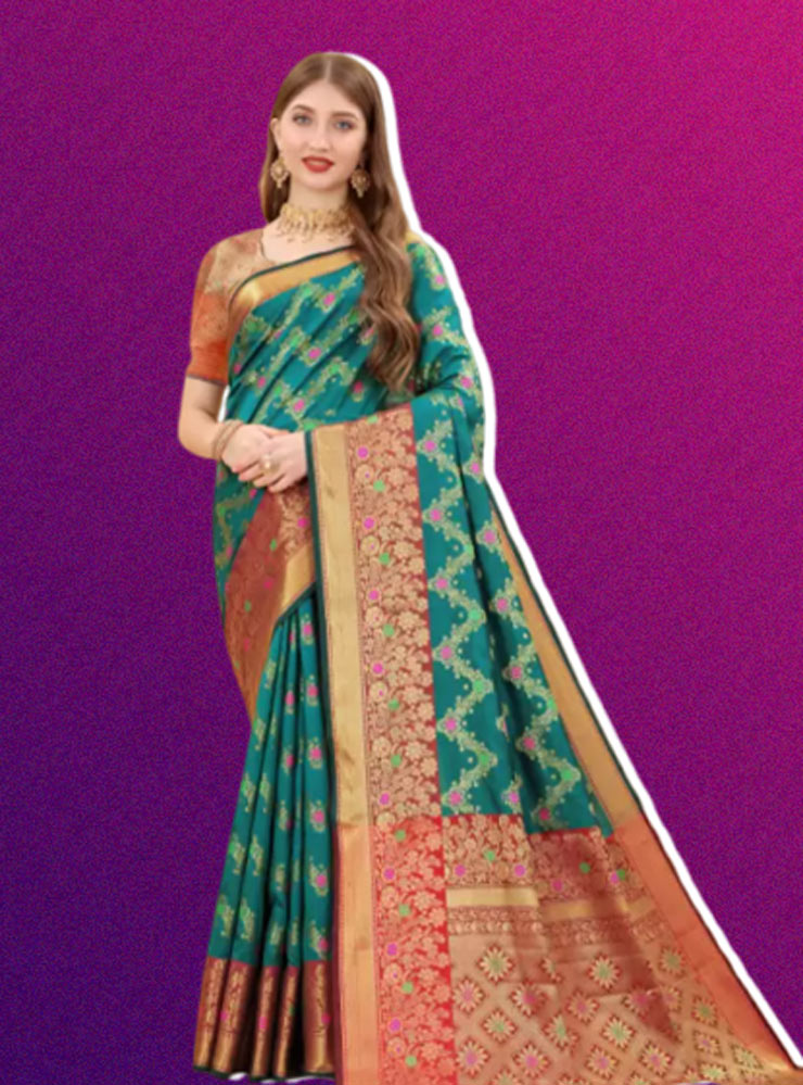 banarasi saree designs for royal look (2)