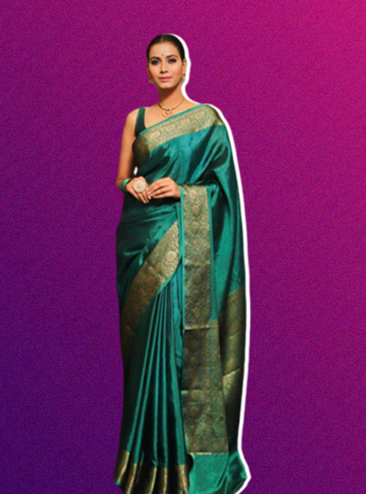 banarasi saree designs for royal look (5)