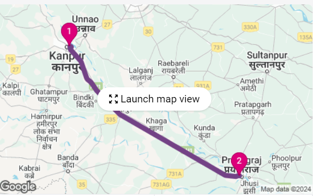 kanpur prayagraj mahakumbh road trip and tourist places in hindi