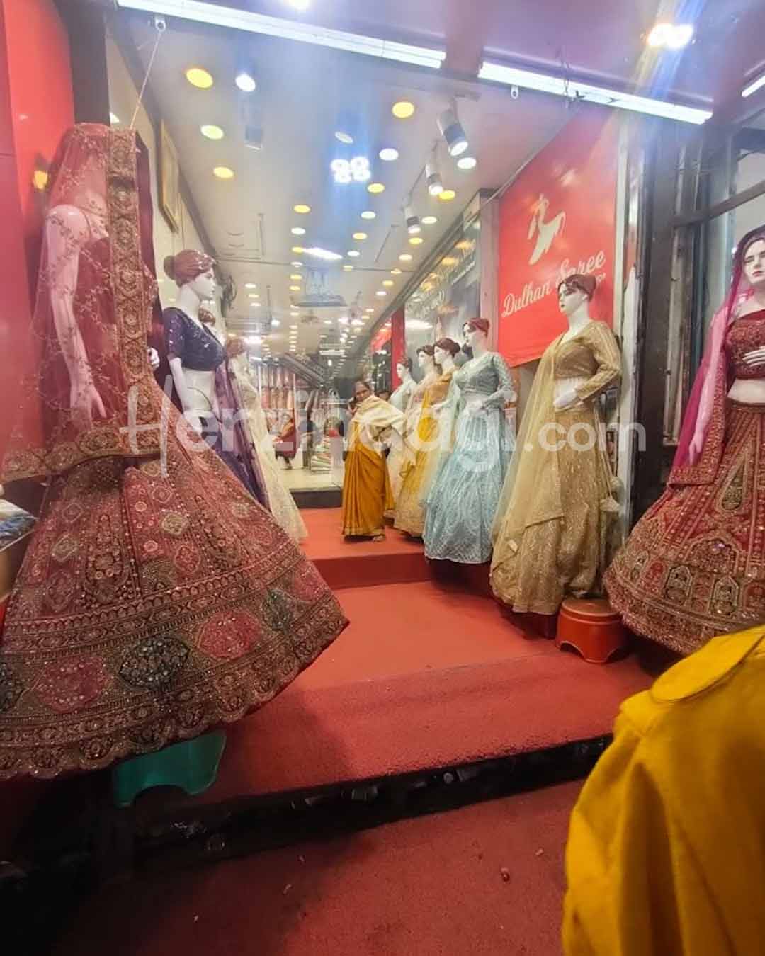 Lehenga shopping market