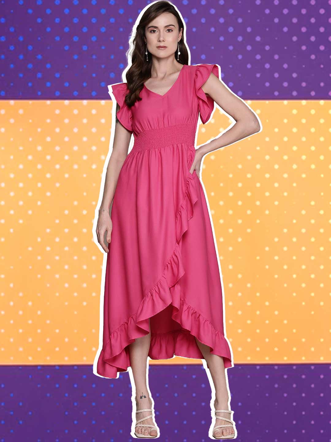 ruffle dresses for christmas party (3)