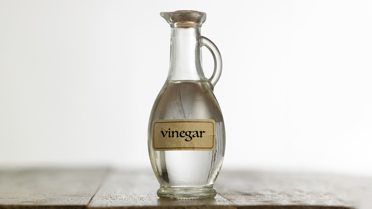 Vinegar will do the trick