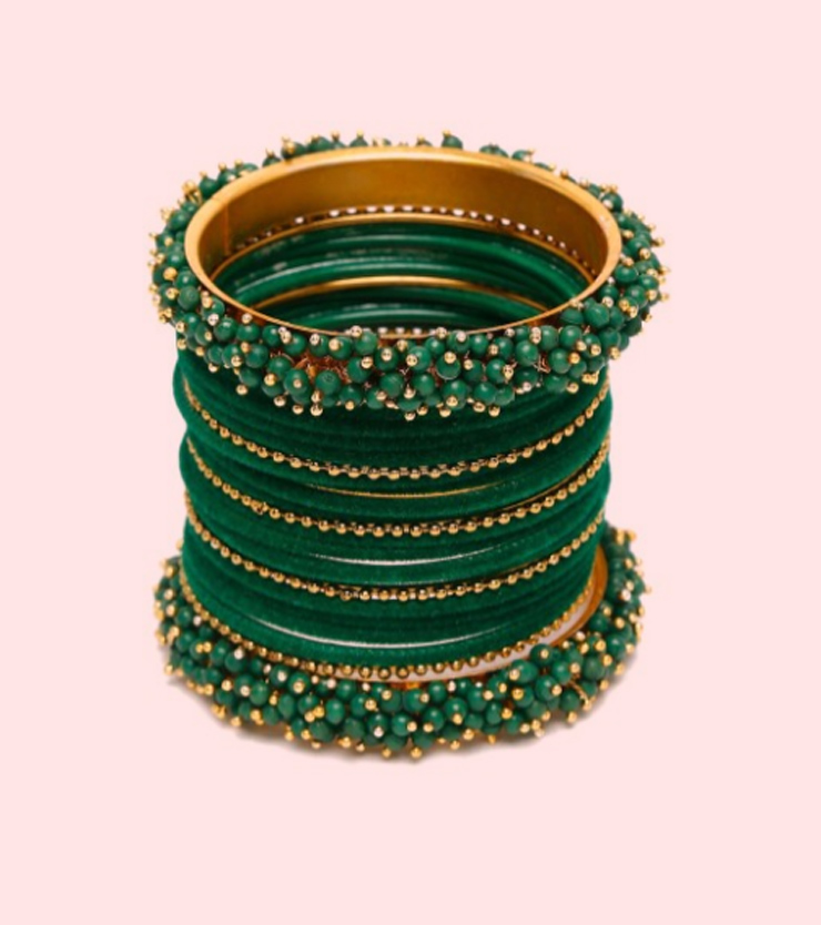 bangles designs with saree for royal look (5)