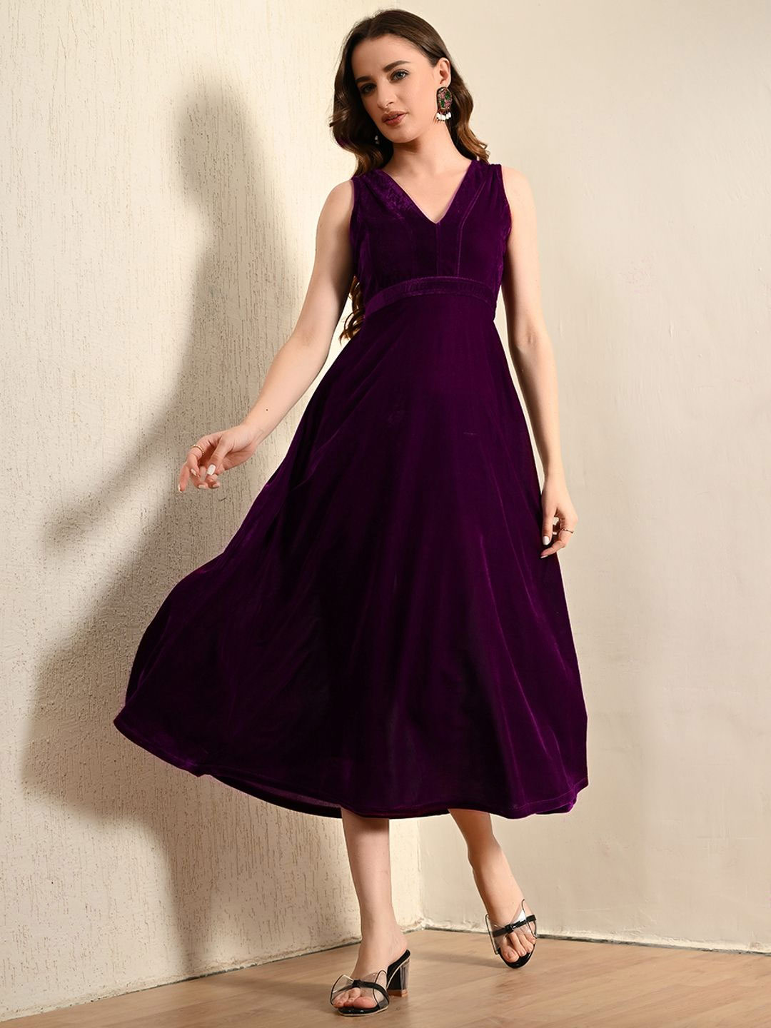 velvet dress for christmas party (5)