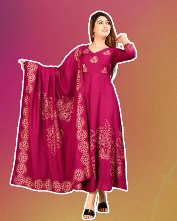 long kurti for newlywed bride to get traditional look (4)