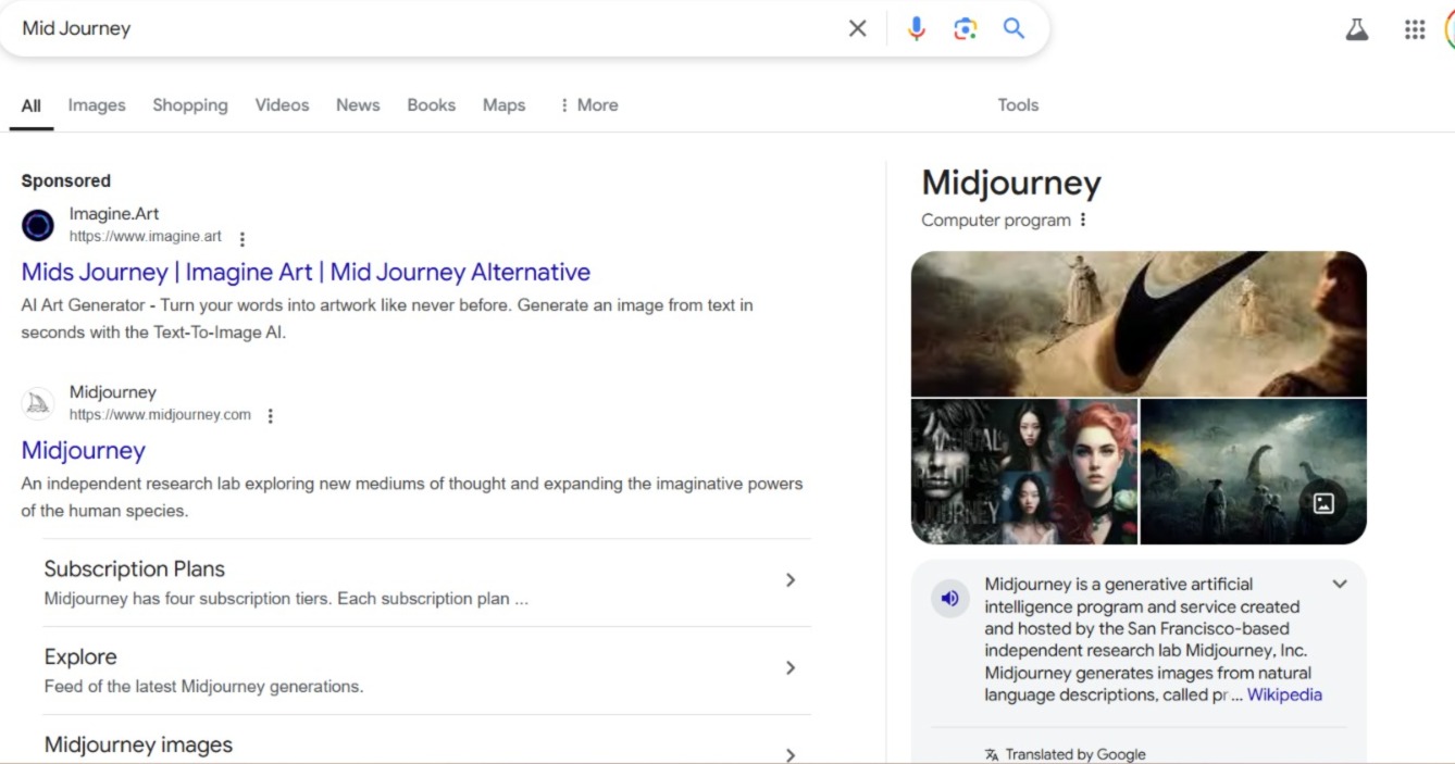 mid journey ai tools