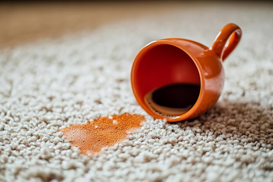 tricks to clean carpet