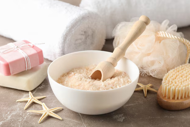 Winter scrub for glowing skin