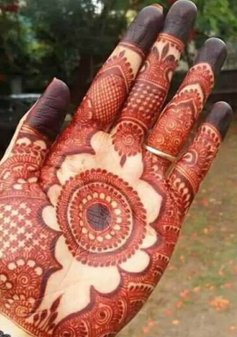 jhrokha mehndi designs