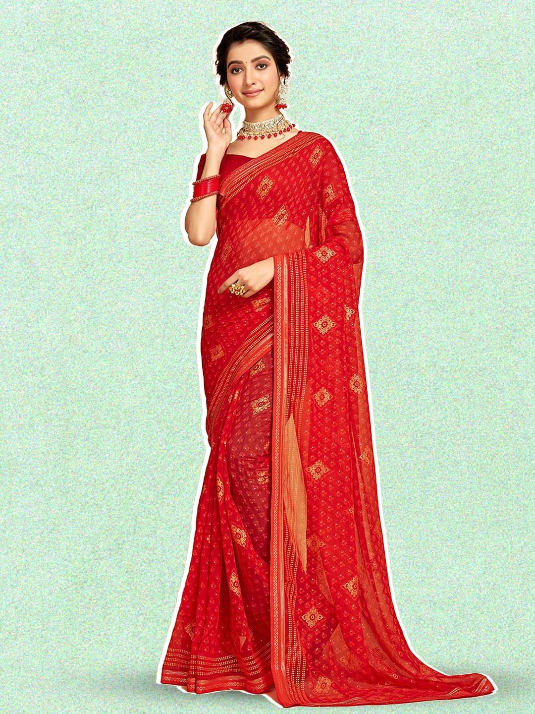 chiffon saree latest designs (11)