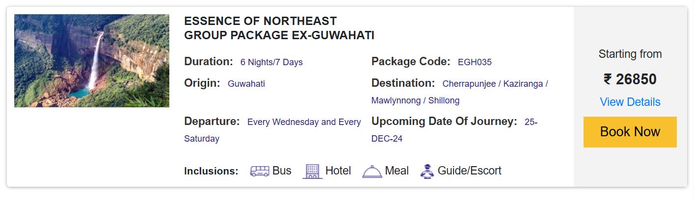 25 december to 1st january 2025 irctc budget tour packages cost and all details1