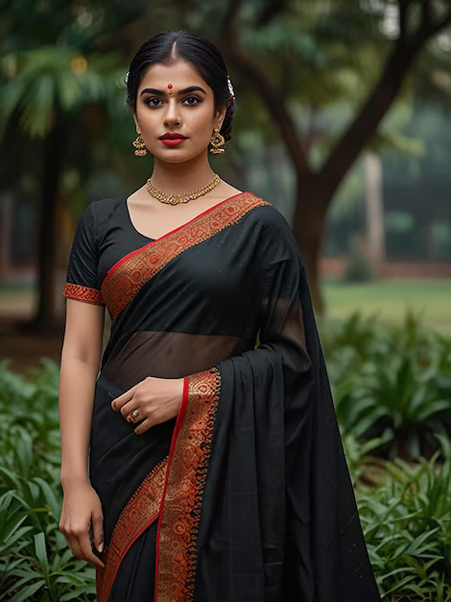 black clothes during sadhe sati