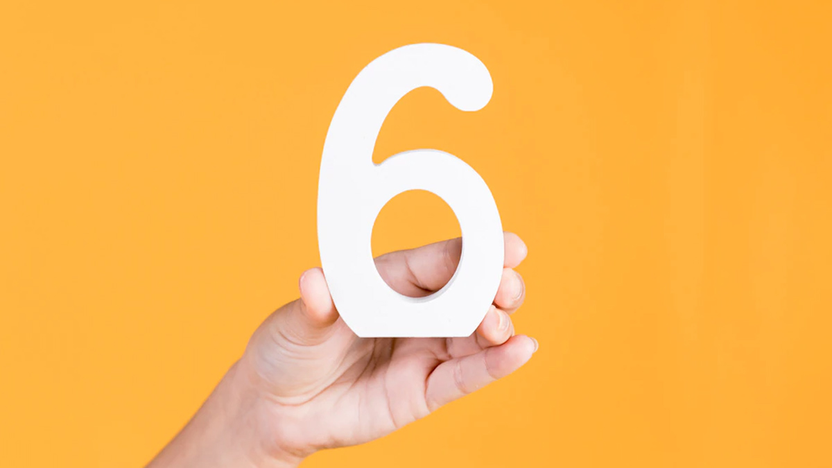 6 number
