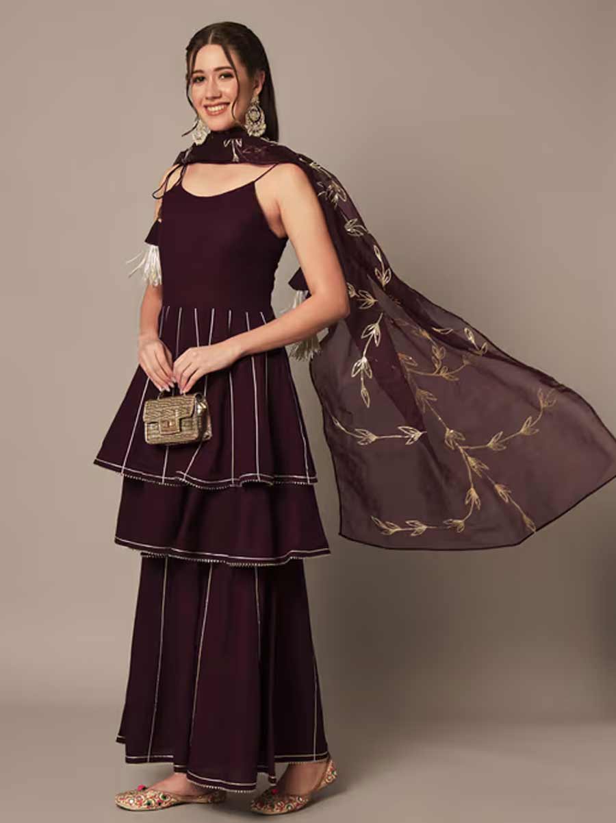 Gherdar sharara suit