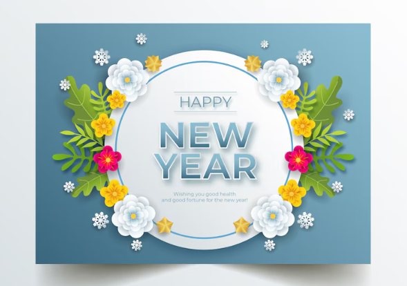 New Year Greeting cards