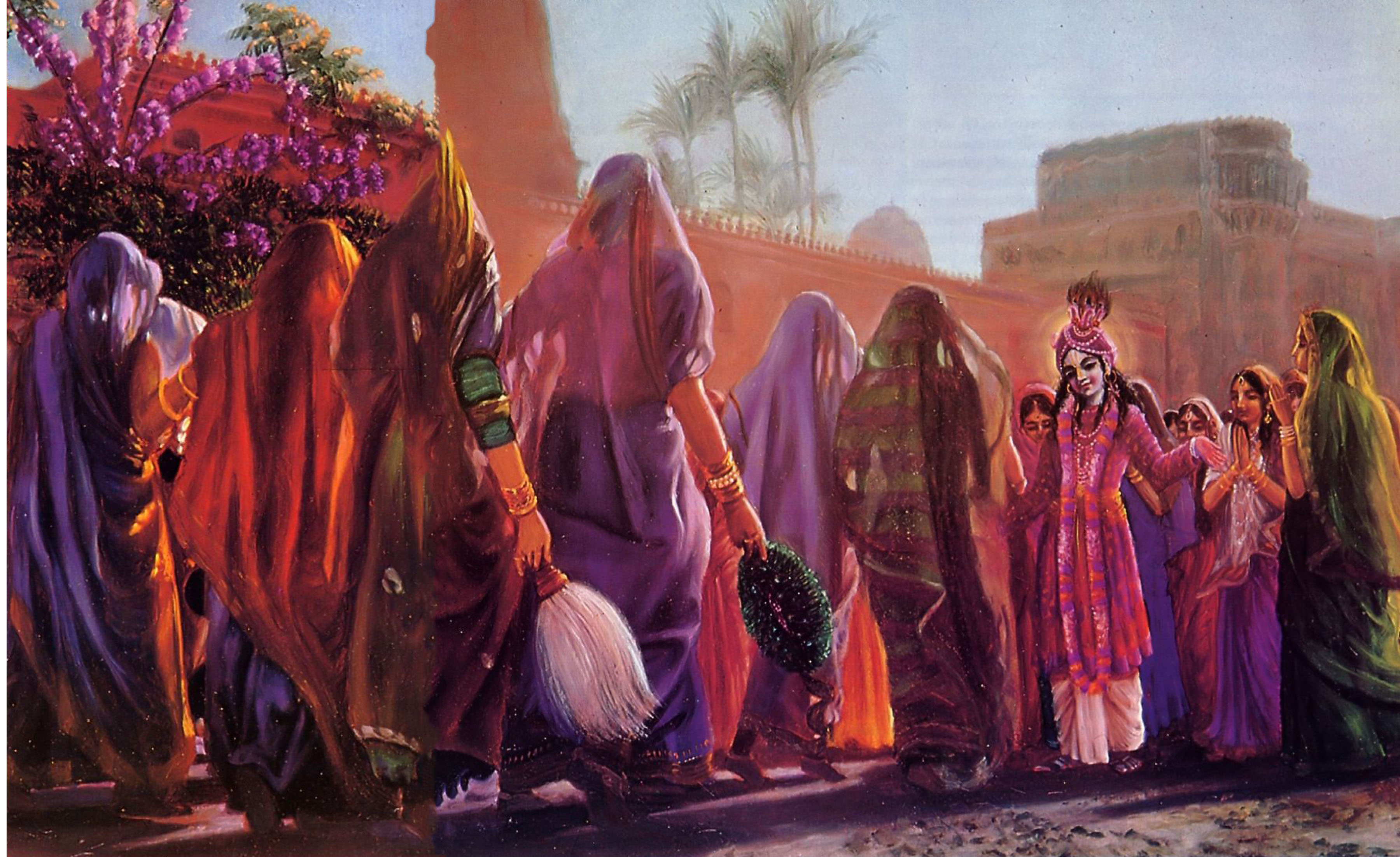 kaise hui thi shri krishna ki patniyo ki mrityu