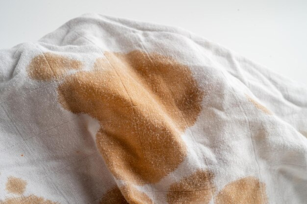 remove coffee tea stains from quilt