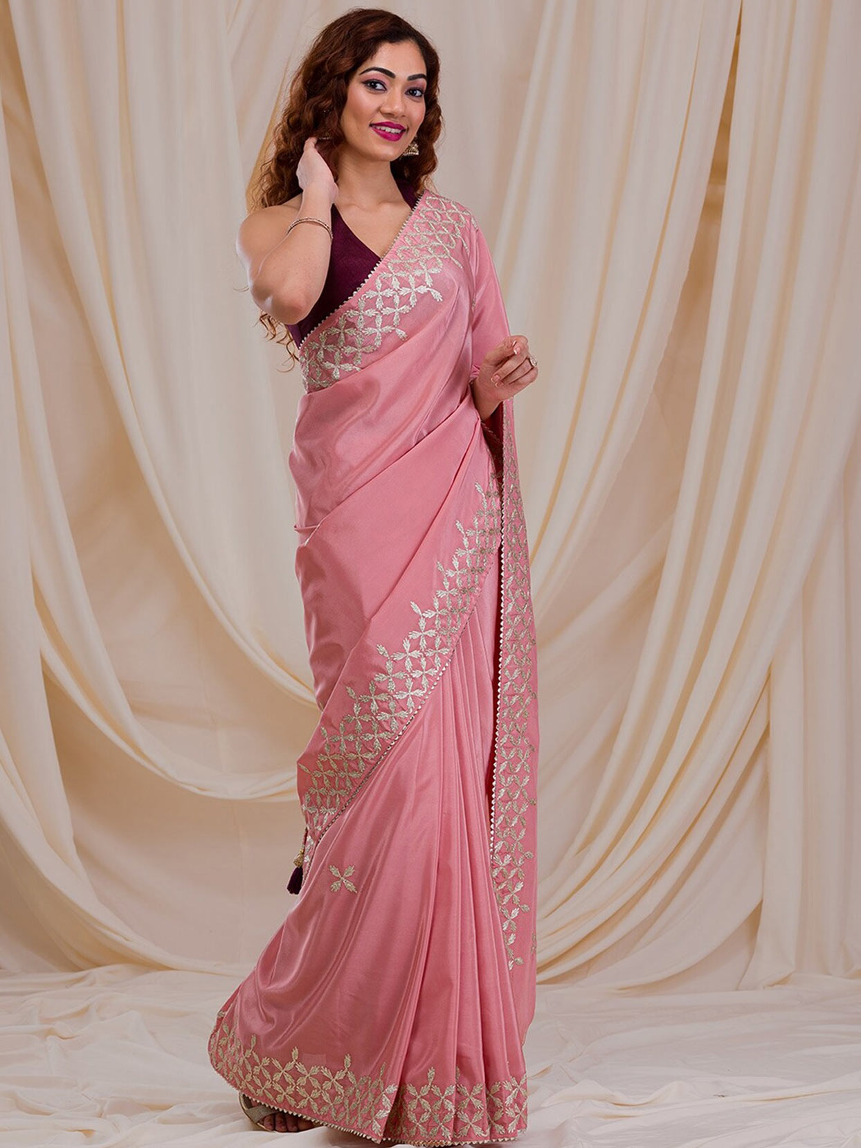 zari work saree new designs (4)