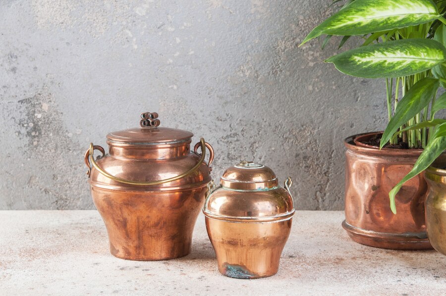 copper pots