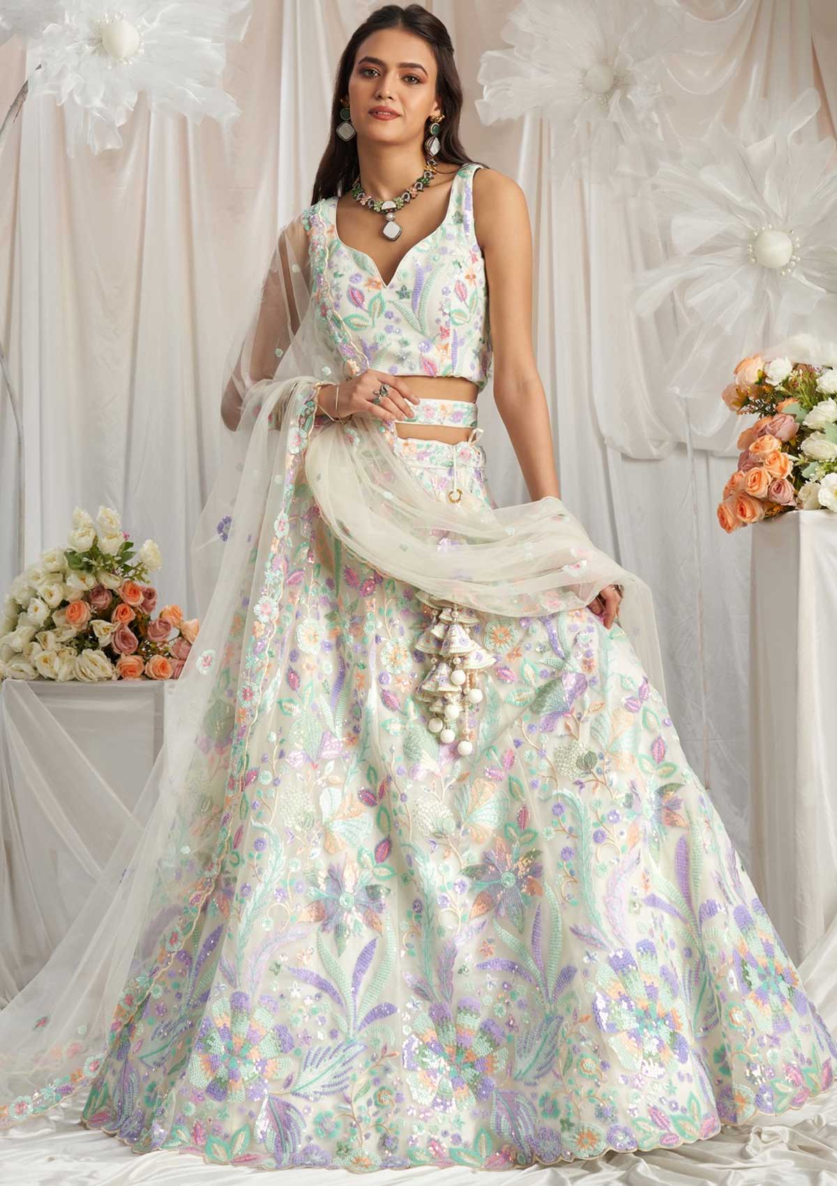 net lehenga designs for wedding ceremony (2)