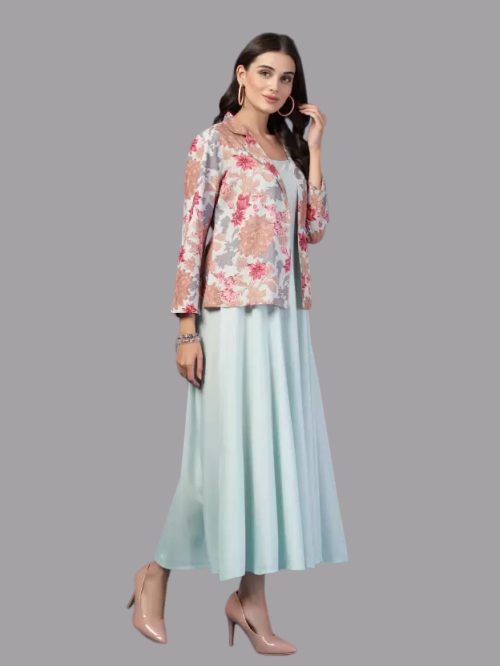 jacket style kurti